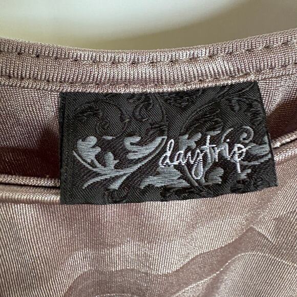 Y2K Fairy Gray Babydoll Scoop Neck Goddess Dance Top Pixie Balletcore Small - Picture 5 of 7